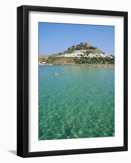 Lindos, Rhodes, Greece-Fraser Hall-Framed Photographic Print