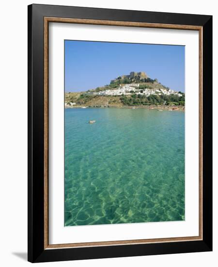 Lindos, Rhodes, Greece-Fraser Hall-Framed Photographic Print