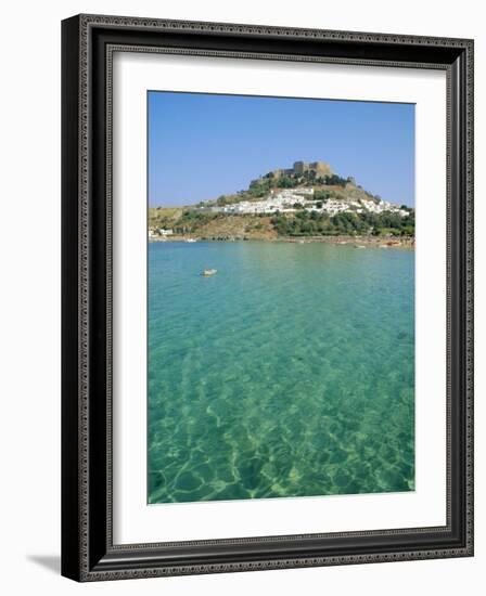 Lindos, Rhodes, Greece-Fraser Hall-Framed Photographic Print