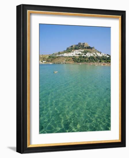 Lindos, Rhodes, Greece-Fraser Hall-Framed Photographic Print