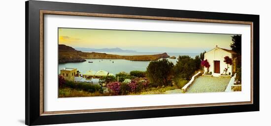 Lindos, Rhodes, Greece-Doug Pearson-Framed Photographic Print