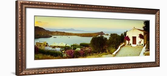 Lindos, Rhodes, Greece-Doug Pearson-Framed Photographic Print