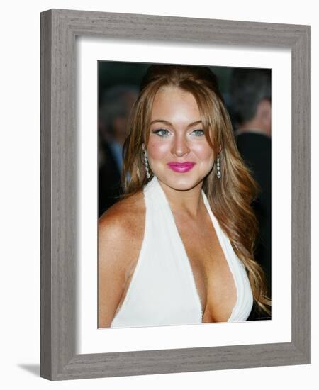 Lindsay Lohan-null-Framed Photo