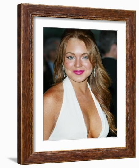 Lindsay Lohan-null-Framed Photo