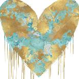 Big Hearted Gold and White-Lindsay Rodgers-Art Print