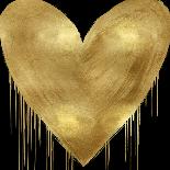 Big Hearted Gold and White-Lindsay Rodgers-Art Print