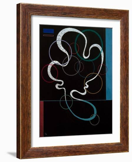 Line Accompanied, 1937-Wassily Kandinsky-Framed Giclee Print