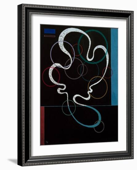 Line Accompanied, 1937-Wassily Kandinsky-Framed Giclee Print