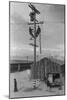 Line Crew at Work in Manzanar-Ansel Adams-Mounted Art Print