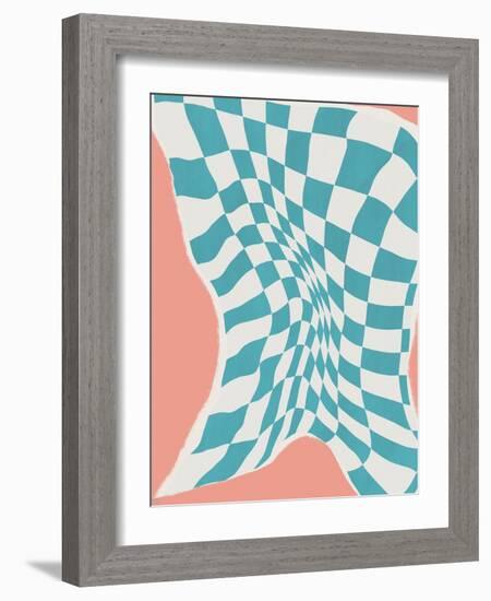 Line Drying Fabric in the Wind-Little Dean-Framed Photographic Print