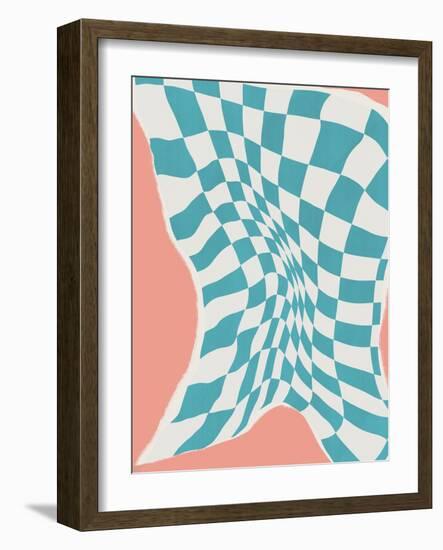 Line Drying Fabric in the Wind-Little Dean-Framed Photographic Print