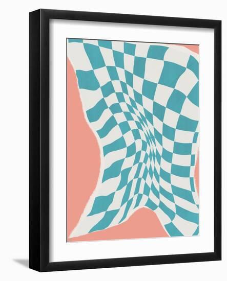 Line Drying Fabric in the Wind-Little Dean-Framed Photographic Print