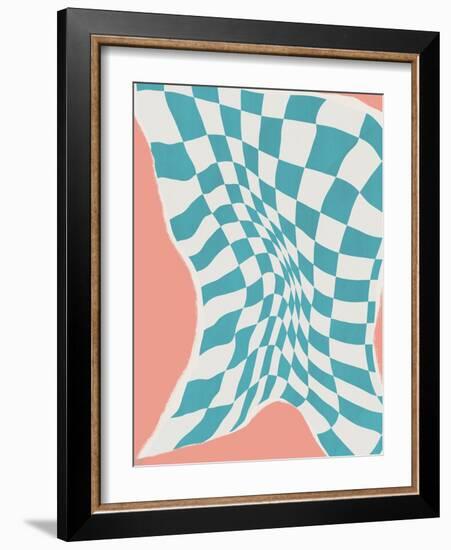 Line Drying Fabric in the Wind-Little Dean-Framed Photographic Print