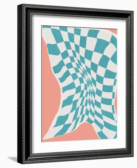 Line Drying Fabric in the Wind-Little Dean-Framed Photographic Print