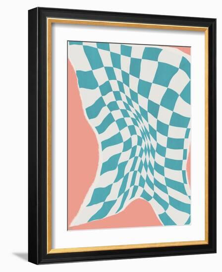 Line Drying Fabric in the Wind-Little Dean-Framed Photographic Print