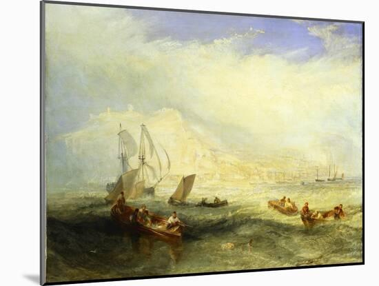 Line Fishing Off Hastings, c.1835-J. M. W. Turner-Mounted Giclee Print