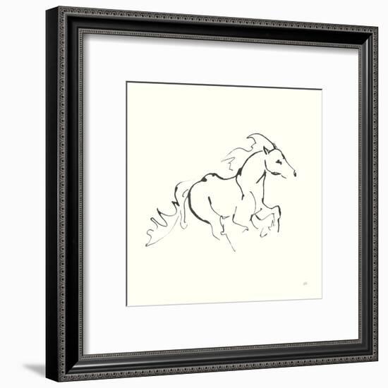 Line Horse II-Chris Paschke-Framed Art Print