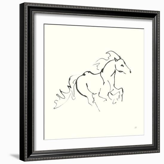 Line Horse II-Chris Paschke-Framed Art Print