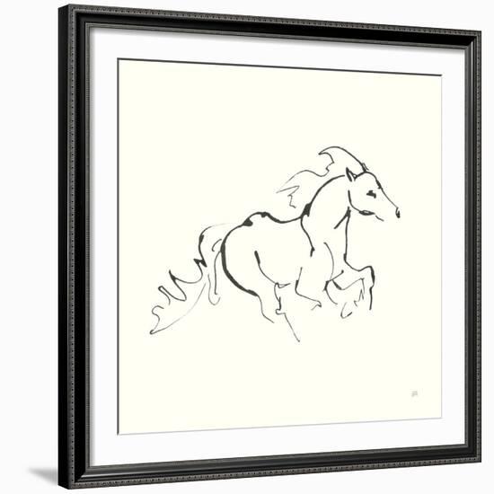 Line Horse II-Chris Paschke-Framed Premium Giclee Print