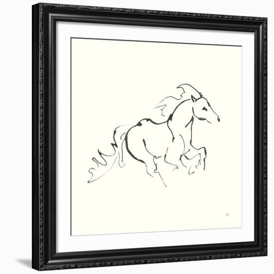 Line Horse II-Chris Paschke-Framed Premium Giclee Print