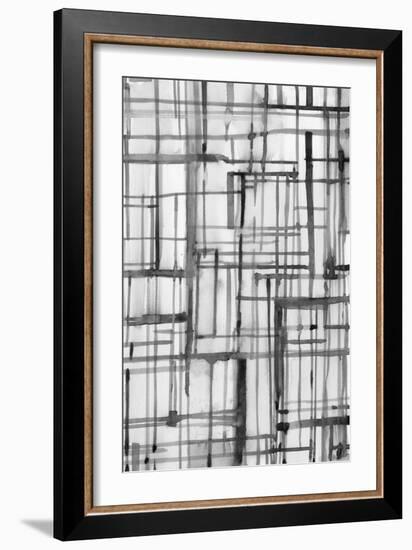 Line Meditation II-Samuel Dixon-Framed Art Print