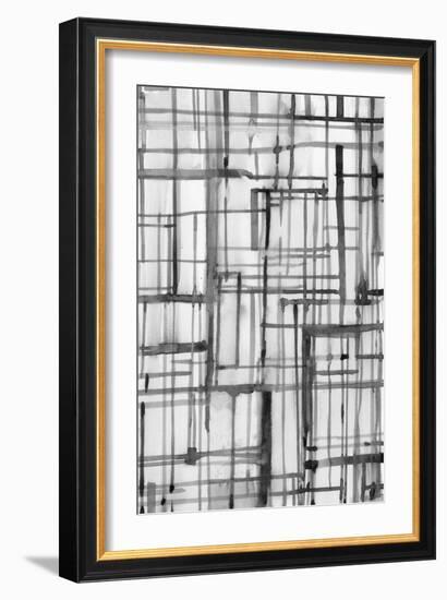 Line Meditation II-Samuel Dixon-Framed Art Print