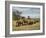 Line of African Elephants (Loxodonta Africana), Samburu National Reserve, Kenya, East Africa-James Hager-Framed Photographic Print