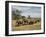 Line of African Elephants (Loxodonta Africana), Samburu National Reserve, Kenya, East Africa-James Hager-Framed Photographic Print