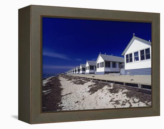 Line of Ocean Front Cottages, Cape Cod-Gary D^ Ercole-Framed Premier Image Canvas