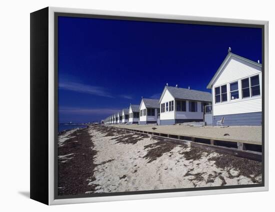 Line of Ocean Front Cottages, Cape Cod-Gary D^ Ercole-Framed Premier Image Canvas