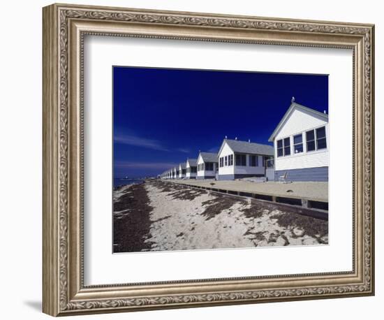 Line of Ocean Front Cottages, Cape Cod-Gary D^ Ercole-Framed Photographic Print