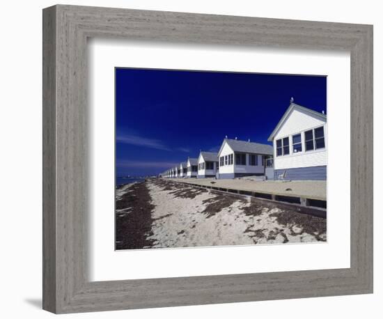 Line of Ocean Front Cottages, Cape Cod-Gary D^ Ercole-Framed Photographic Print