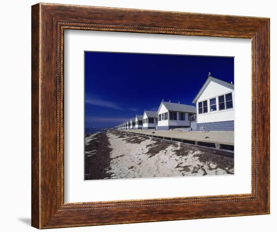 Line of Ocean Front Cottages, Cape Cod-Gary D^ Ercole-Framed Photographic Print