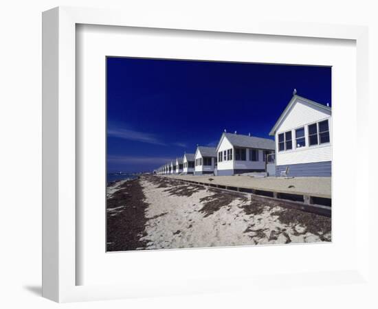 Line of Ocean Front Cottages, Cape Cod-Gary D^ Ercole-Framed Photographic Print