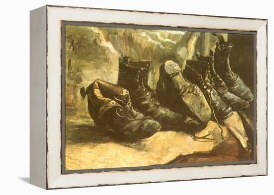 Line of Old Boots, 1886-Vincent van Gogh-Framed Premier Image Canvas