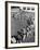 Line of People Making Snakelike Pattern as They Head for Inner Tube Floating Party on Apple River-Alfred Eisenstaedt-Framed Photographic Print