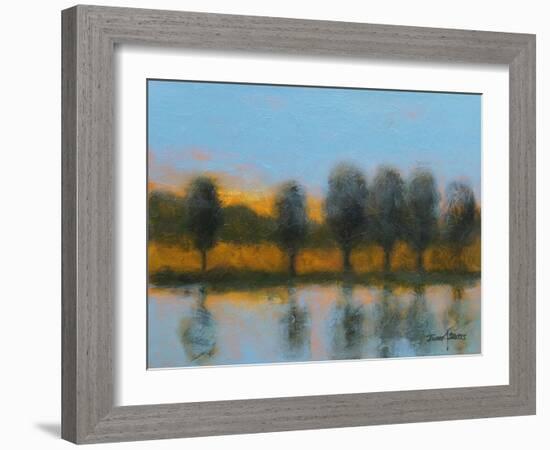 Line of Reflections-Thomas Stotts-Framed Art Print