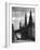 Line of Russians Along Street in Front of the Kremlin-Margaret Bourke-White-Framed Photographic Print