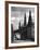 Line of Russians Along Street in Front of the Kremlin-Margaret Bourke-White-Framed Photographic Print