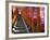 Line of torii gates at Hie Shrine-Jonathan Hicks-Framed Photographic Print