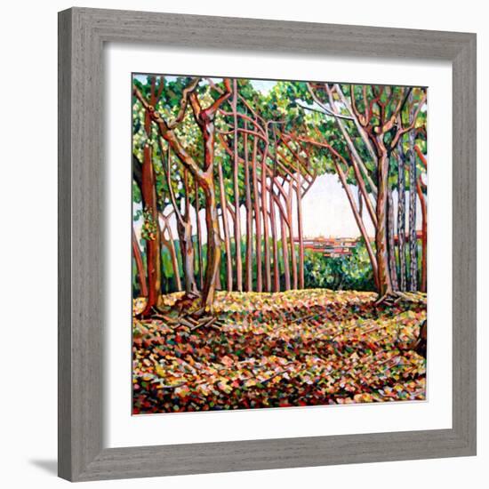 Line of Trees, 2009-Noel Paine-Framed Giclee Print