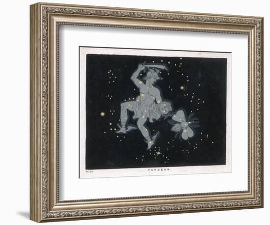 Line Passing Through the Three Great Stars of Andromeda-Charles F. Bunt-Framed Art Print