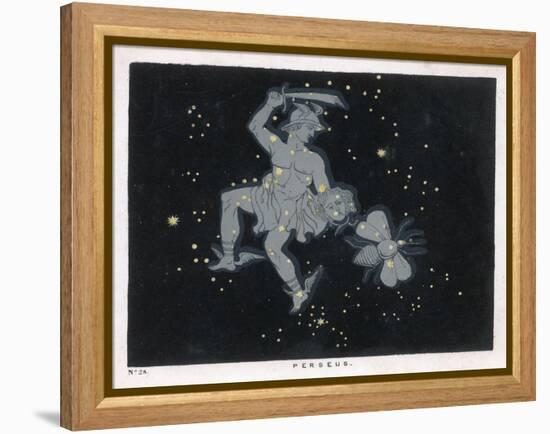 Line Passing Through the Three Great Stars of Andromeda-Charles F. Bunt-Framed Stretched Canvas