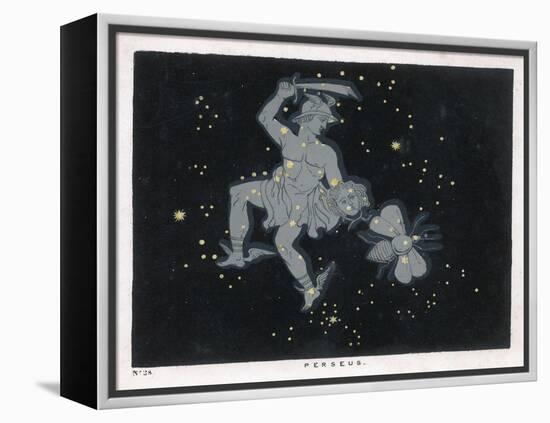 Line Passing Through the Three Great Stars of Andromeda-Charles F. Bunt-Framed Stretched Canvas