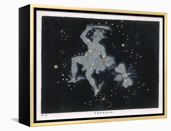 Line Passing Through the Three Great Stars of Andromeda-Charles F. Bunt-Framed Stretched Canvas