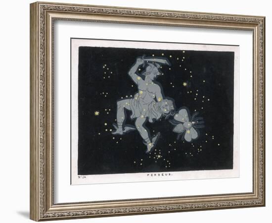 Line Passing Through the Three Great Stars of Andromeda-Charles F. Bunt-Framed Art Print