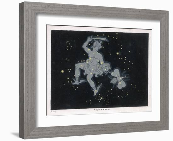 Line Passing Through the Three Great Stars of Andromeda-Charles F. Bunt-Framed Art Print