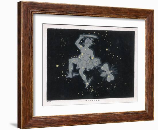 Line Passing Through the Three Great Stars of Andromeda-Charles F. Bunt-Framed Art Print