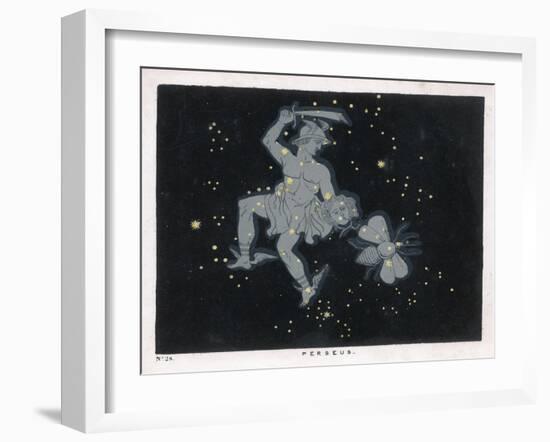 Line Passing Through the Three Great Stars of Andromeda-Charles F. Bunt-Framed Art Print