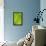 Line Study Green-Charles McMullen-Framed Stretched Canvas displayed on a wall